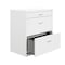 Space Solutions 30 in.W 3 Drawer Lateral File Cabinet for Home/Office, Fits Letter/Legal Sizes, White 25071 - alternate 2